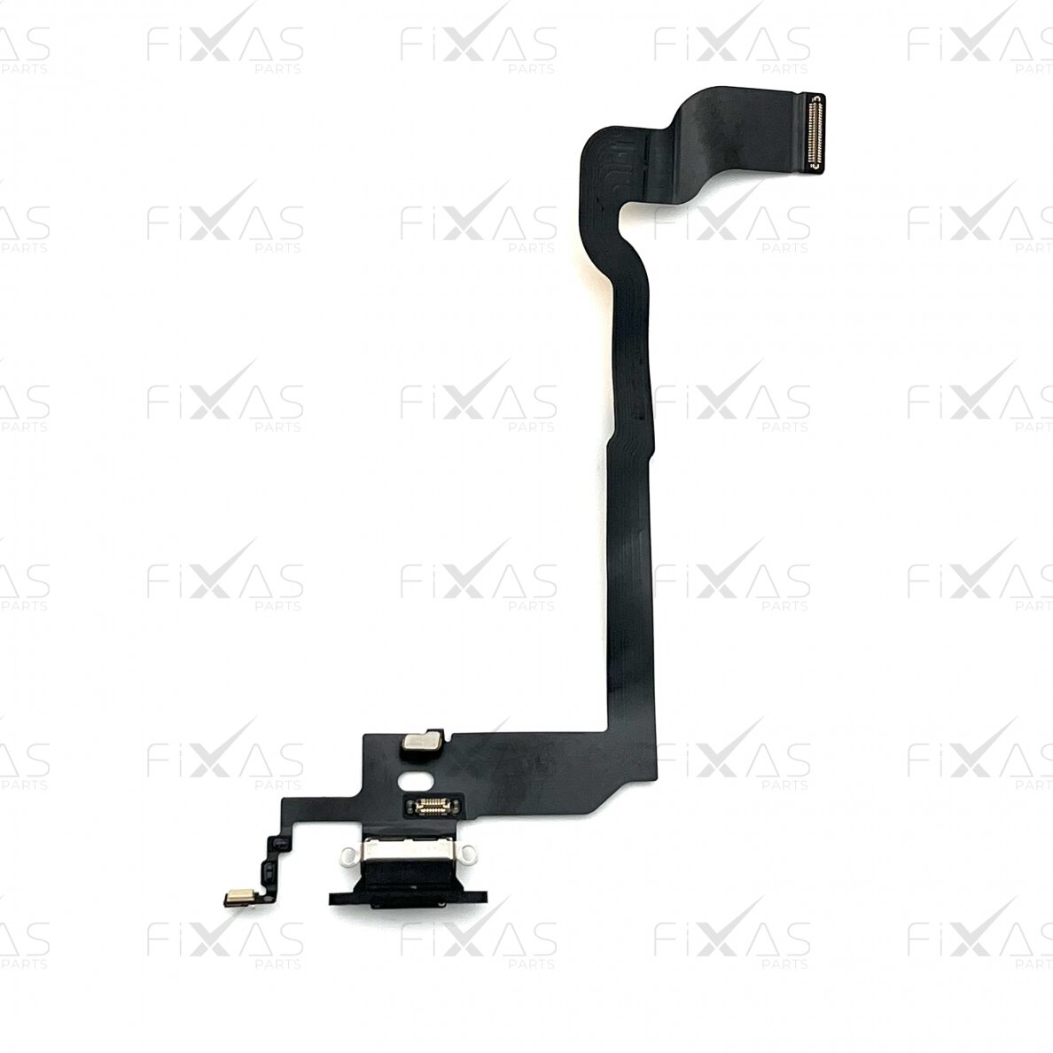 iPhone X charging port flex cable (Silver) (Original / Used) iPhone X charging port flex cable (Silver) (Original / Used)