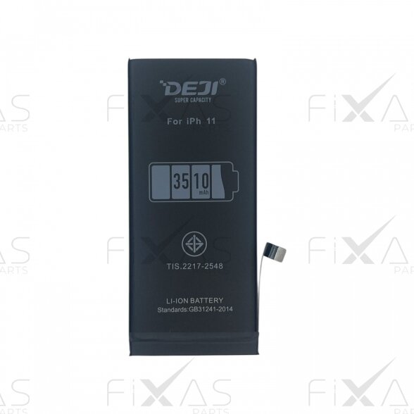 DEJI akumuliatorius su lipduku skirtas iPhone 11 (Padidintos Talpos) (Compatible) 1 DEJI akumuliatorius su lipduku skirtas iPhone 11 (Padidintos Talpos) (Compatible) 1