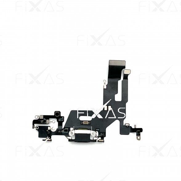 iPhone 11 charging port flex cable (White) (Original / Used)
