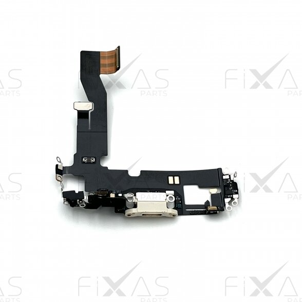 iPhone 12 / 12 Pro charging port flex cable (White) (Original / Used) iPhone 12 / 12 Pro charging port flex cable (White) (Original / Used)