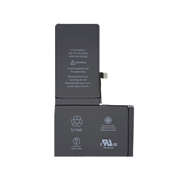 Akumuliatorius su lipduku skirtas iPhone X (Compatible) Akumuliatorius su lipduku skirtas iPhone X (Compatible)