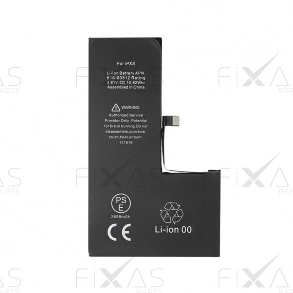Battery with sticker for iPhone XS (Compatible) Battery with sticker for iPhone XS (Compatible)
