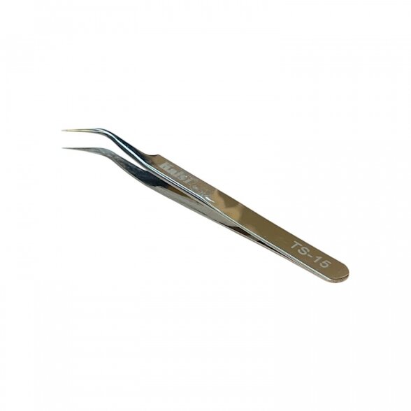 Kaisi TS-15 pincetas lenktu galu Kaisi TS-15 pincetas lenktu galu