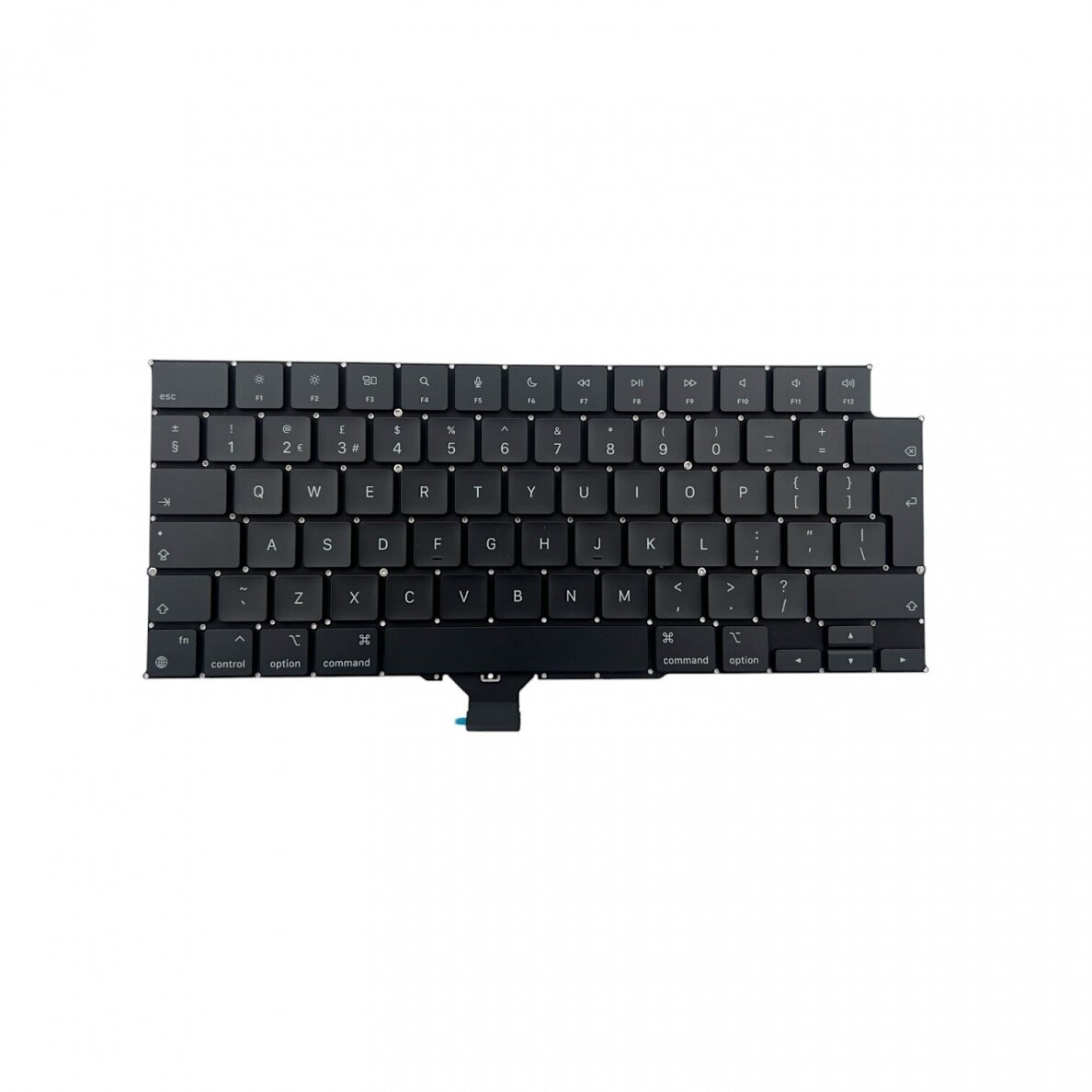Macbook Pro 16" (A2991) klaviatūra su apšvietimu (UK) (Compatible) Macbook Pro 16" (A2991) klaviatūra su apšvietimu (UK) (Compatible)