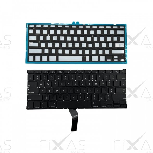 MacBook Air 13.3“ (A1466) keyboard with backlight (US) (Compatible) 1 MacBook Air 13.3“ (A1466) keyboard with backlight (US) (Compatible) 1