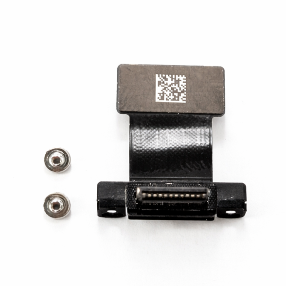 MacBook M4 (2024) (A3185 / A3186 / A3401 / A3403 / A3112) Type-C DC power jack connector with flex cable (Original / Used) MacBook M4 (2024) (A3185 / A3186 / A3401 / A3403 / A3112) Type-C DC power jack connector with flex cable (Original / Used)