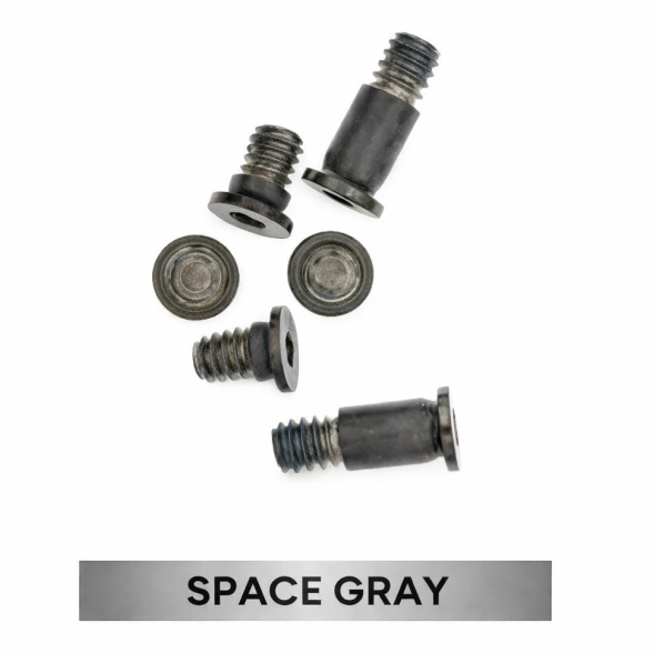 MacBook Pro 13″ / 16″ (A1706 / A1989 / A2289 / A2251 / A2141 / 2016–2020) Bottom Case Screws (Space Gray) (1 Set) (Compatible) MacBook Pro 13″ / 16″ (A1706 / A1989 / A2289 / A2251 / A2141 / 2016–2020) Bottom Case Screws (Space Gray) (1 Set) (Compatible)
