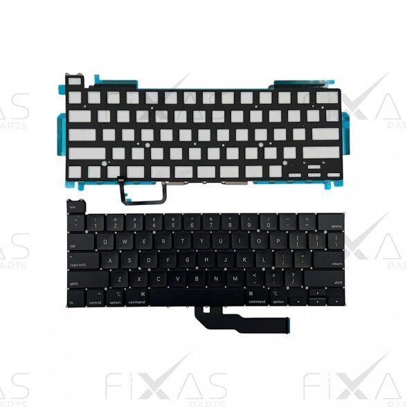 MacBook Pro 13" (2020) (A2251) keyboard with backlight (US) (Compatible) 1