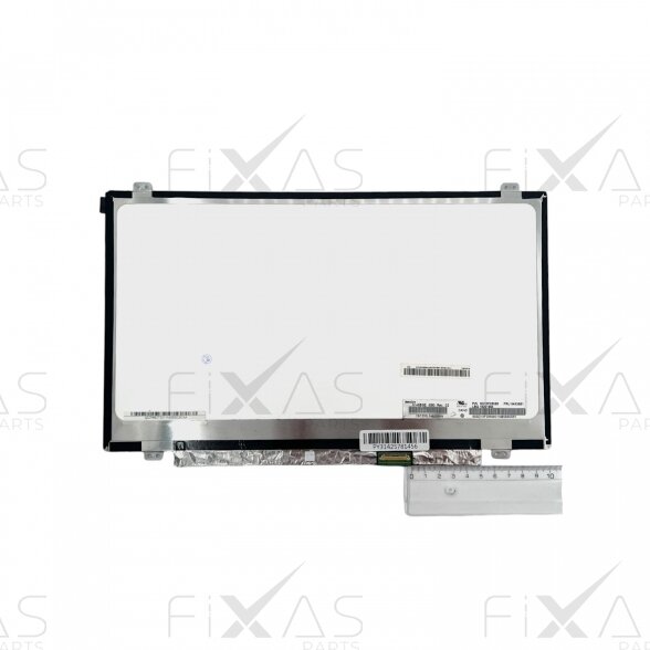 Matrica 14'' 320mm 1366X768, EDP, LED, SLIM, blizgi, su laikikliais (30pin Dešinėje pusėje)