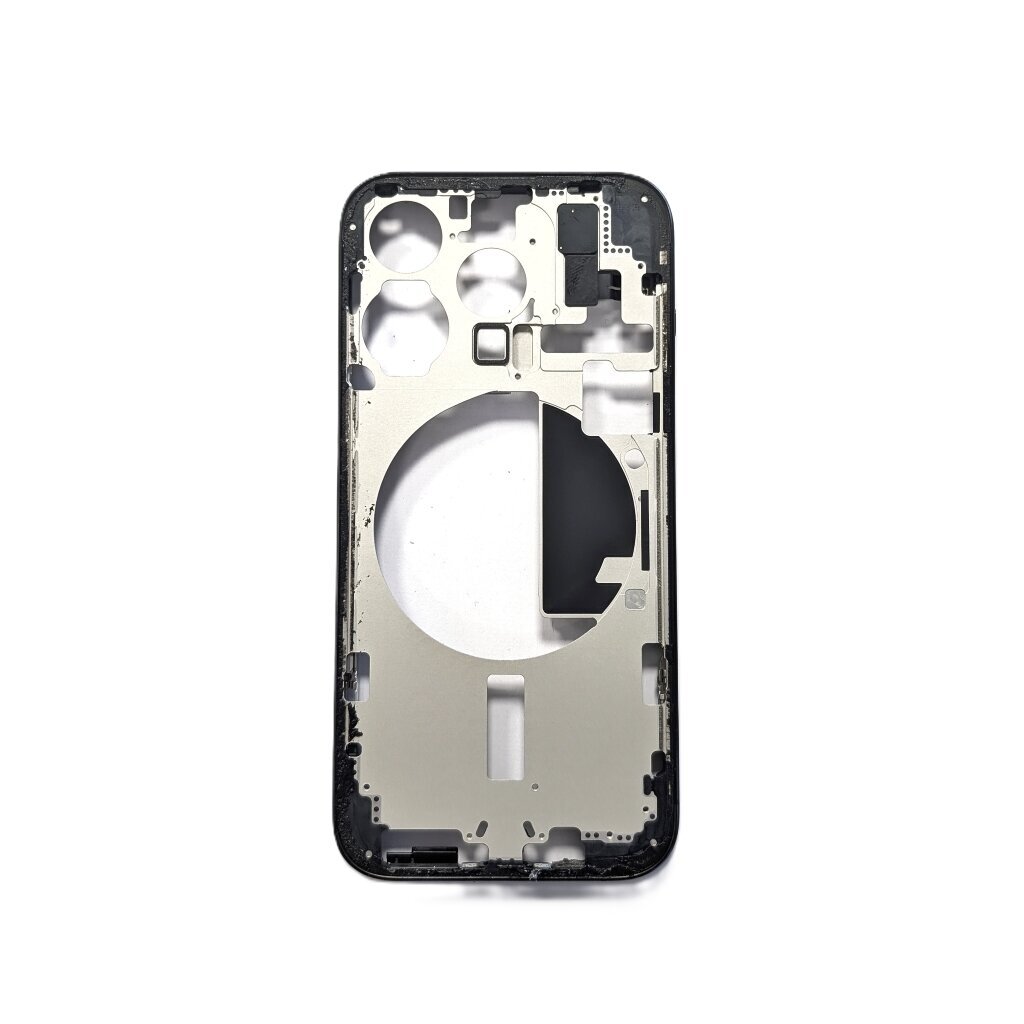 Middle frame for (iPhone 15 Pro EMPTY) (Titanium Blue) (Pulled / Grade B) 1