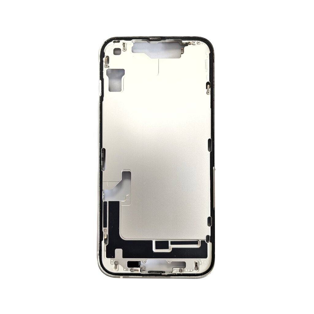 Middle frame + small parts + charging port for Apple iPhone 14 (Starlight) (Pulled / Grade A) 1