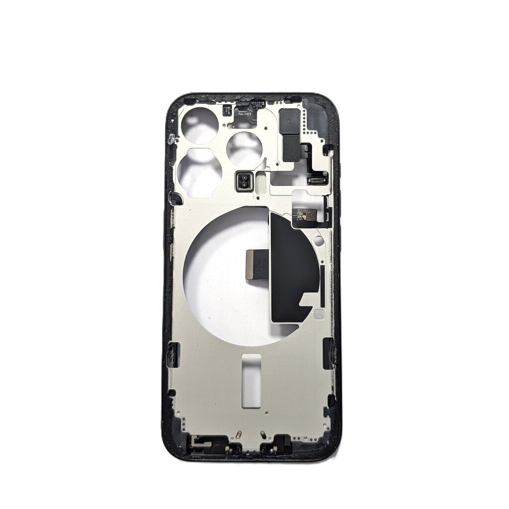 Middle frame + small parts + charging port for iPhone 15 Pro (Titanium Blue) (Pulled / Grade C) 1