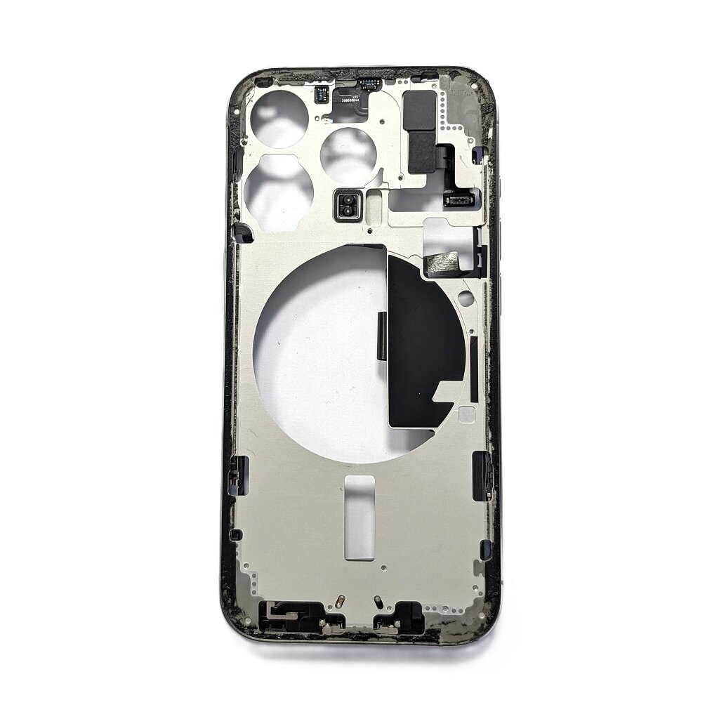 Rėmelis + smulkios dalys skirtas Apple iPhone 15 Pro (Natural Titanium) (Pulled / Grade A) 1