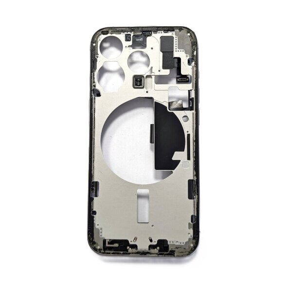 Middle frame for iPhone 15 Pro (Titanium Black) (Empty) (Pulled / Grade A) 1