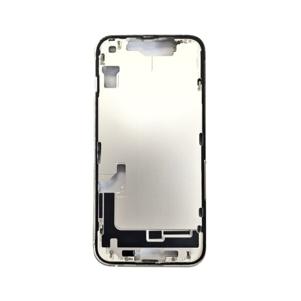 Middle frame + small parts + charging port for Apple iPhone 14 (Starlight) (Pulled / Grade A) 1