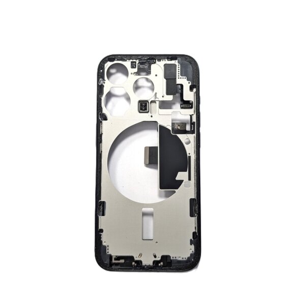 Middle frame + small parts + charging port for iPhone 15 Pro (Titanium Blue) (Pulled / Grade C) 1 Middle frame + small parts + charging port for iPhone 15 Pro (Titanium Blue) (Pulled / Grade C) 1