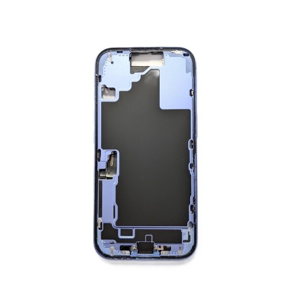 Middle frame + small parts + charging port for iPhone 16 (Ultramarine) (Pulled / Grade B) 1 Middle frame + small parts + charging port for iPhone 16 (Ultramarine) (Pulled / Grade B) 1
