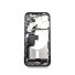 Middle frame + small parts + charging port for iPhone 15 Pro (Titanium Blue) (Pulled / Grade B)