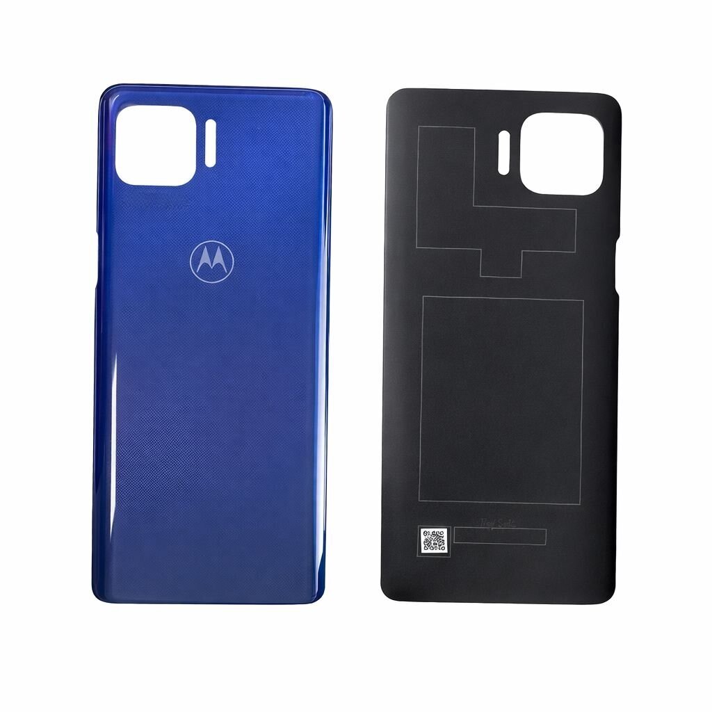 Motorola Moto G 5G Plus back cover (Blue) (No Camera Lens) (Pulled / Grade C)