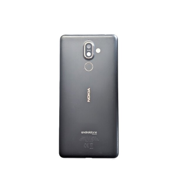 Nokia 6.1 (TA-1045) housing with battery and small parts (Black / Copper) (Original / Used)