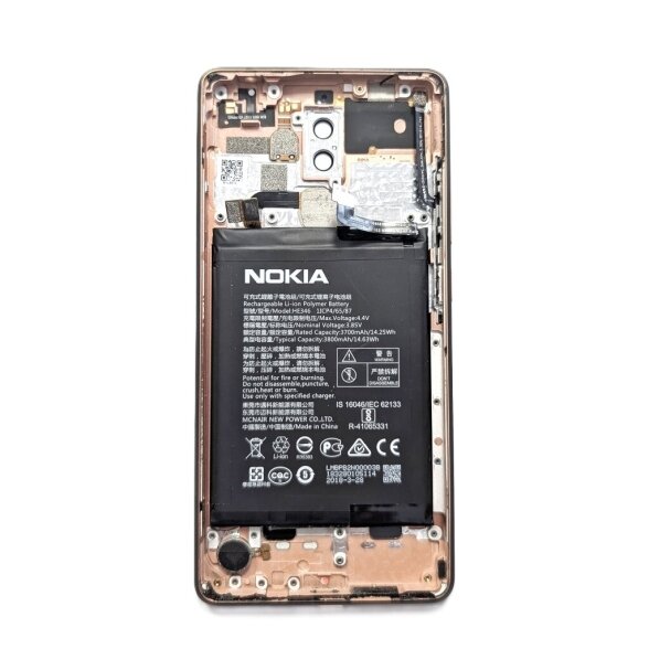 Nokia 7 Plus korpusas su smulkiomis detalėmis + akumuliatorius (White) (Pulled / Grade / B) 1 Nokia 7 Plus korpusas su smulkiomis detalėmis + akumuliatorius (White) (Pulled / Grade / B) 1
