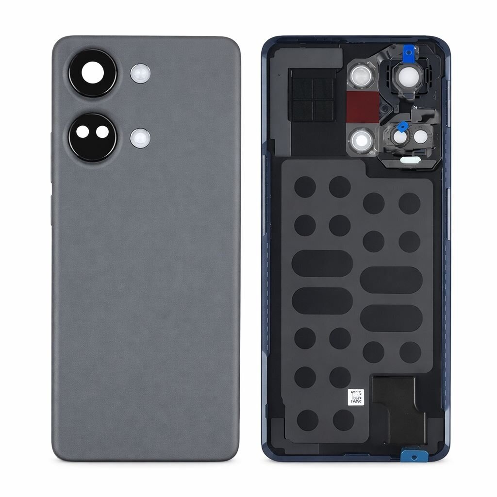 OnePlus Nord 3 back cover with camera lens (Black) (Compatible) OnePlus Nord 3 back cover with camera lens (Black) (Compatible)