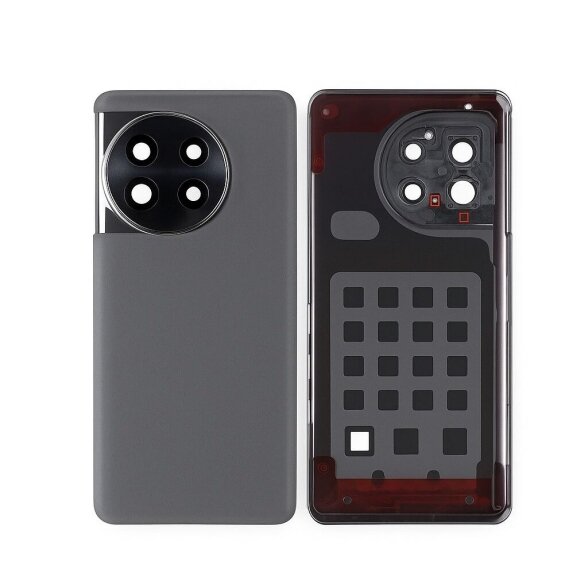 Oneplus 11 back cover with camera lens (Titan Black) (Compatible) Oneplus 11 back cover with camera lens (Titan Black) (Compatible)