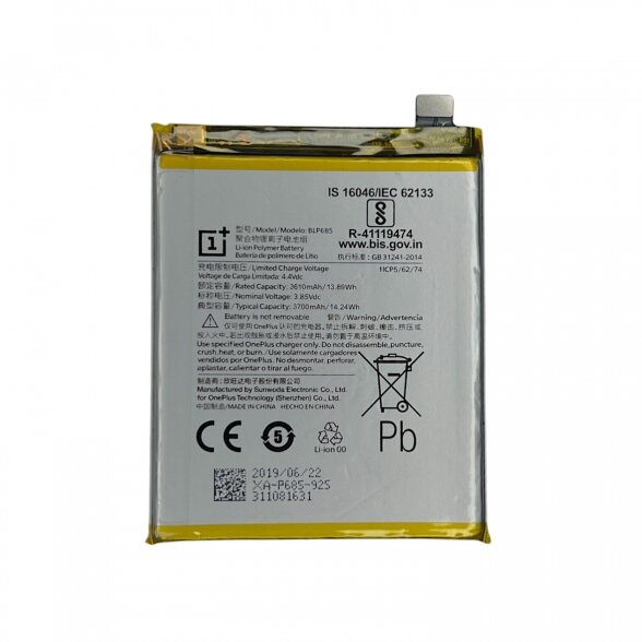 OnePlus 7 (GM1901) akumuliatorius (Originali / Naudota) OnePlus 7 (GM1901) akumuliatorius (Originali / Naudota)