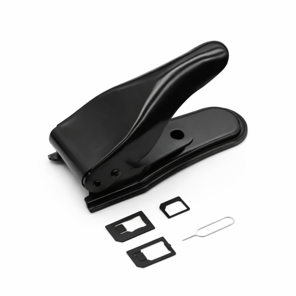 PX 2-in-1 SIM Card Cutter (Standard to Micro/Nano SIM) (Stainless Steel / Manual) (Silver) (Original / New) 1