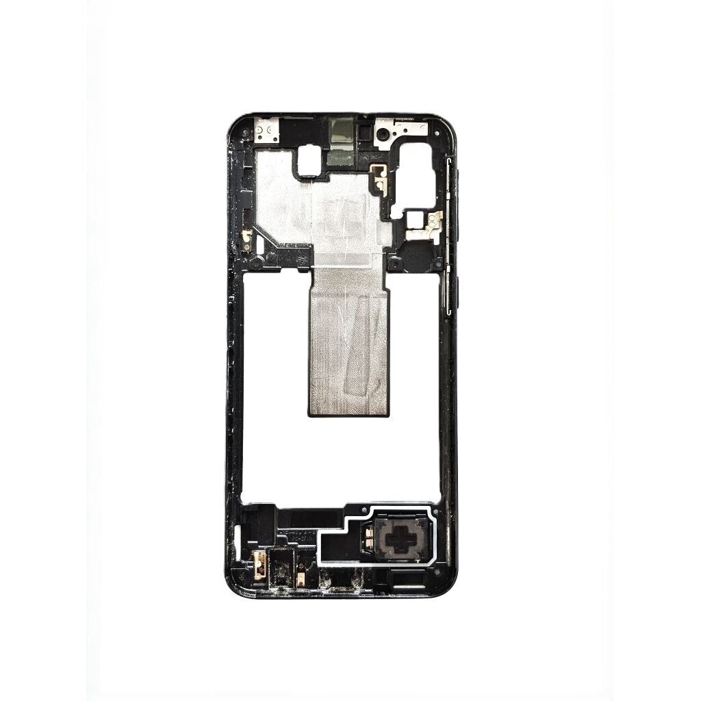 Samsung Galaxy A20s (A207) middle frame (Black) (Pulled / Grade C) 1