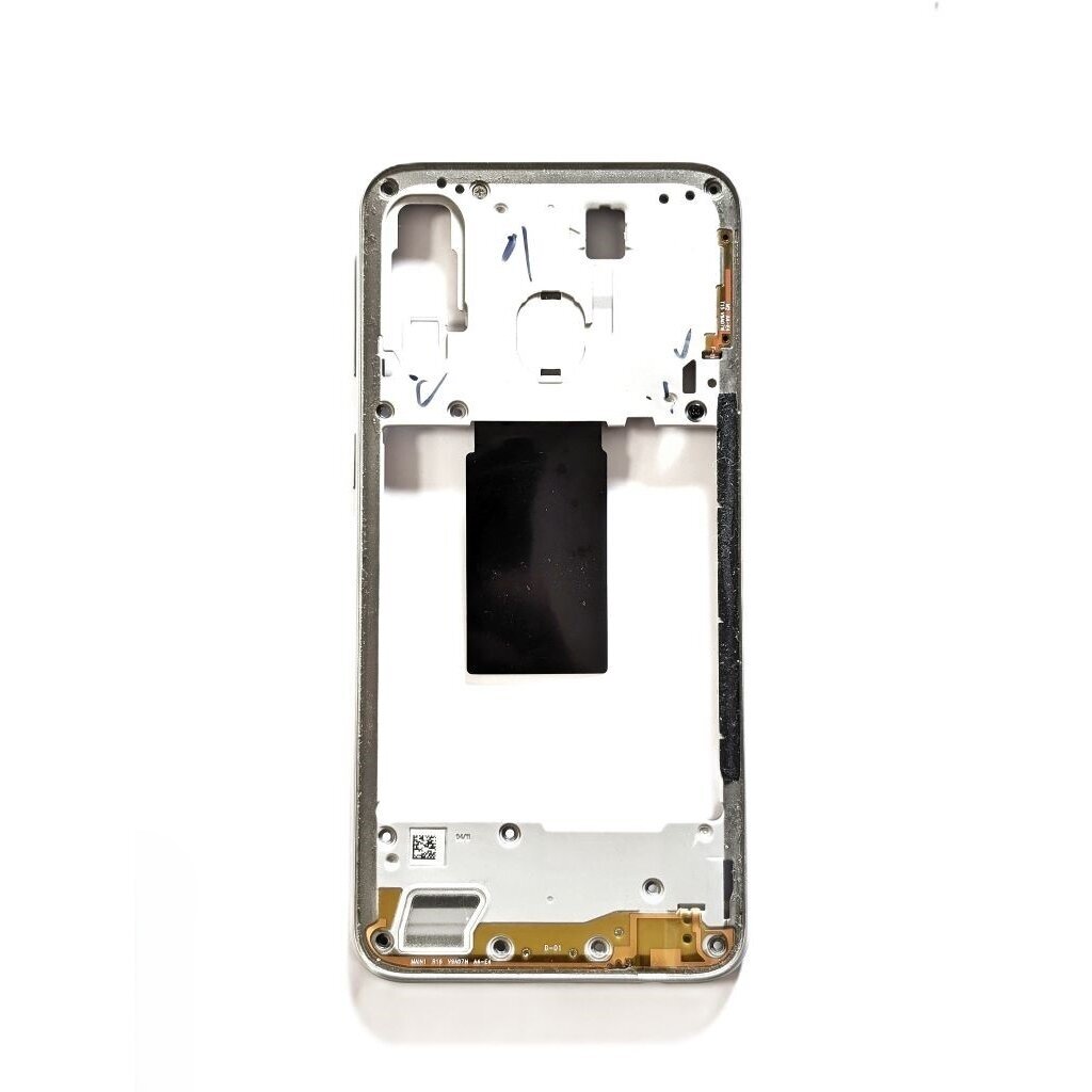 Samsung Galaxy A20s (A207) middle frame (Silver) (Pulled / Grade B)