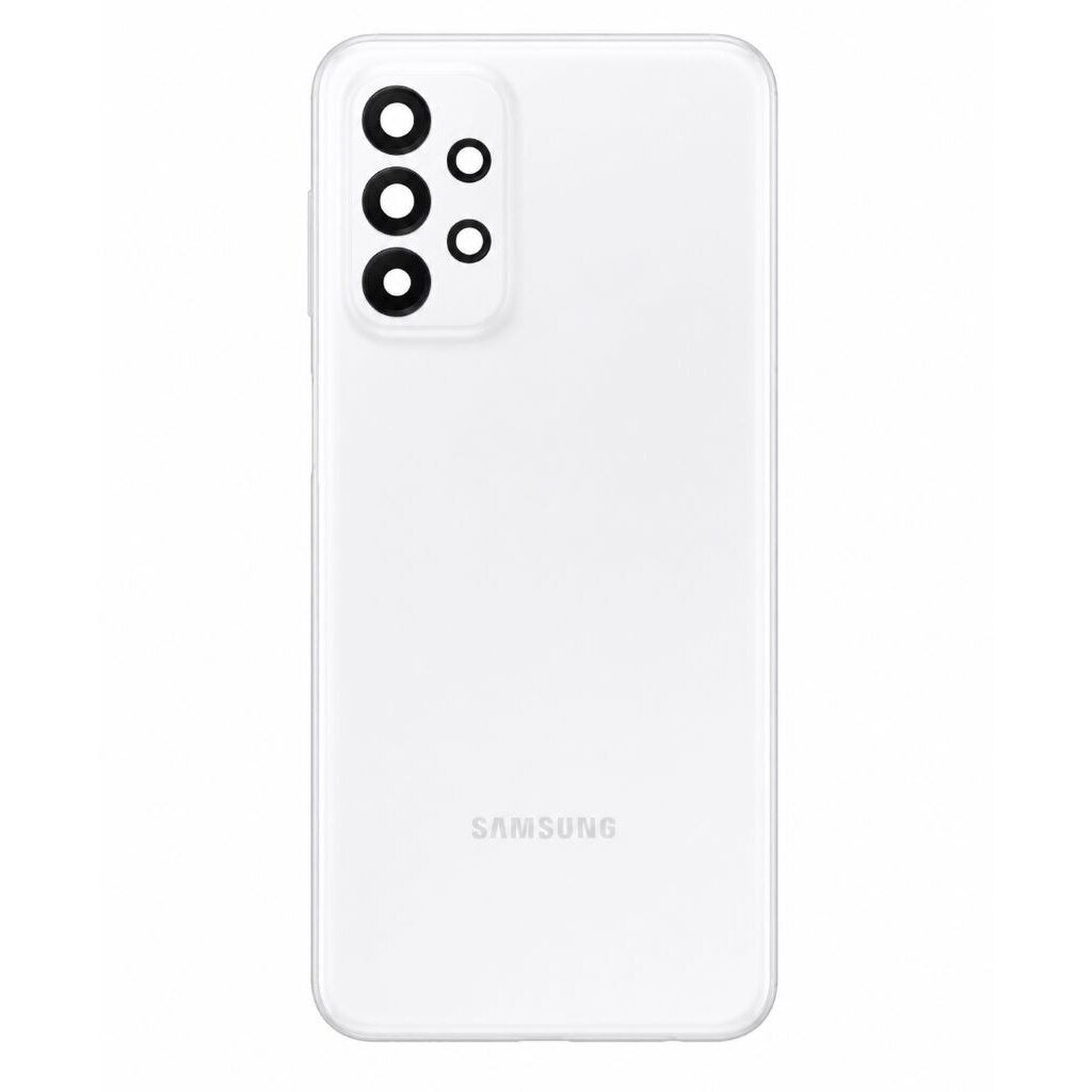 Samsung Galaxy A23 4G (A235) back cover with camera lens (White) (Pulled / Grade A) Samsung Galaxy A23 4G (A235) back cover with camera lens (White) (Pulled / Grade A)