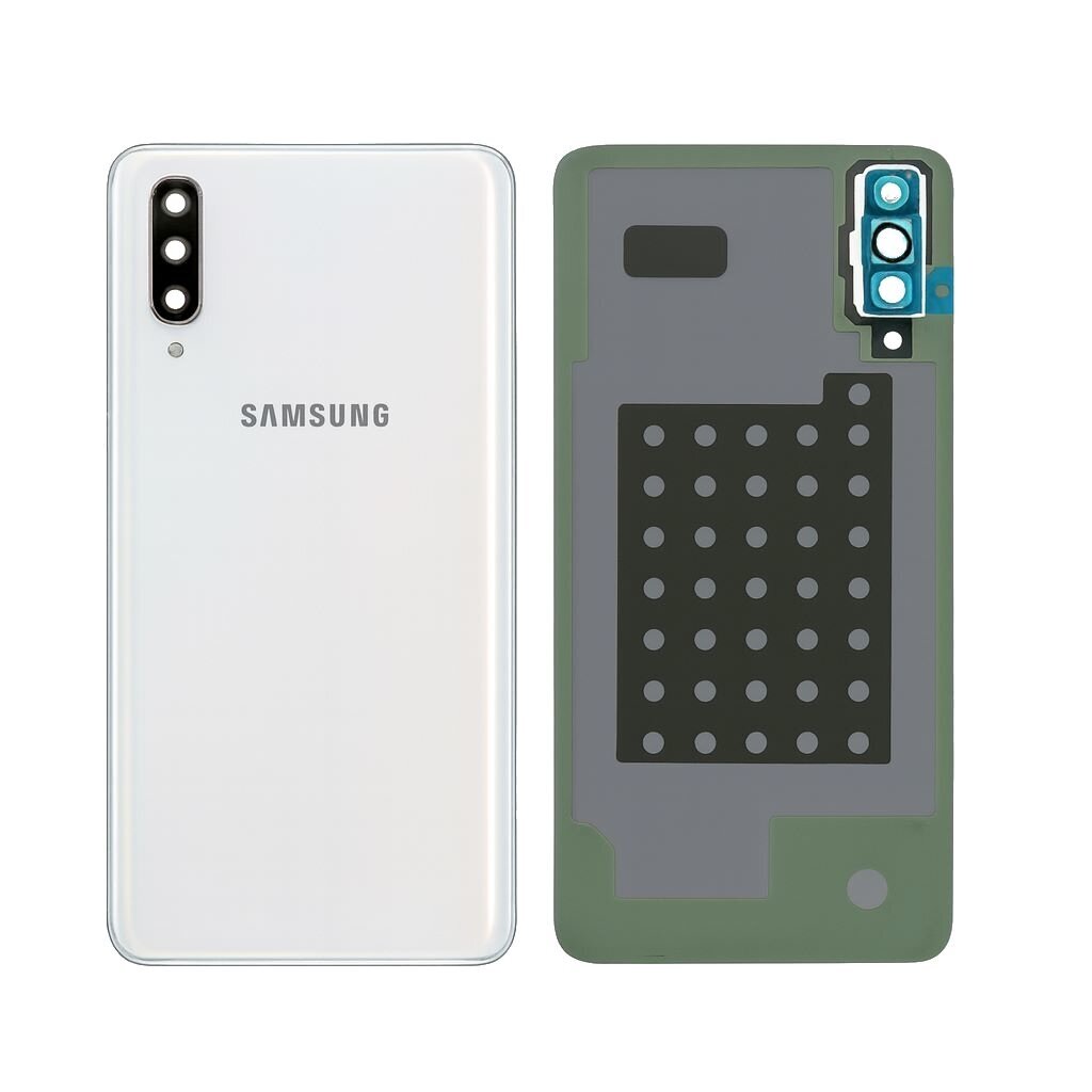 Samsung Galaxy A70 (A705) back cover with camera lens (White) (Pulled / Grade B) Samsung Galaxy A70 (A705) back cover with camera lens (White) (Pulled / Grade B)
