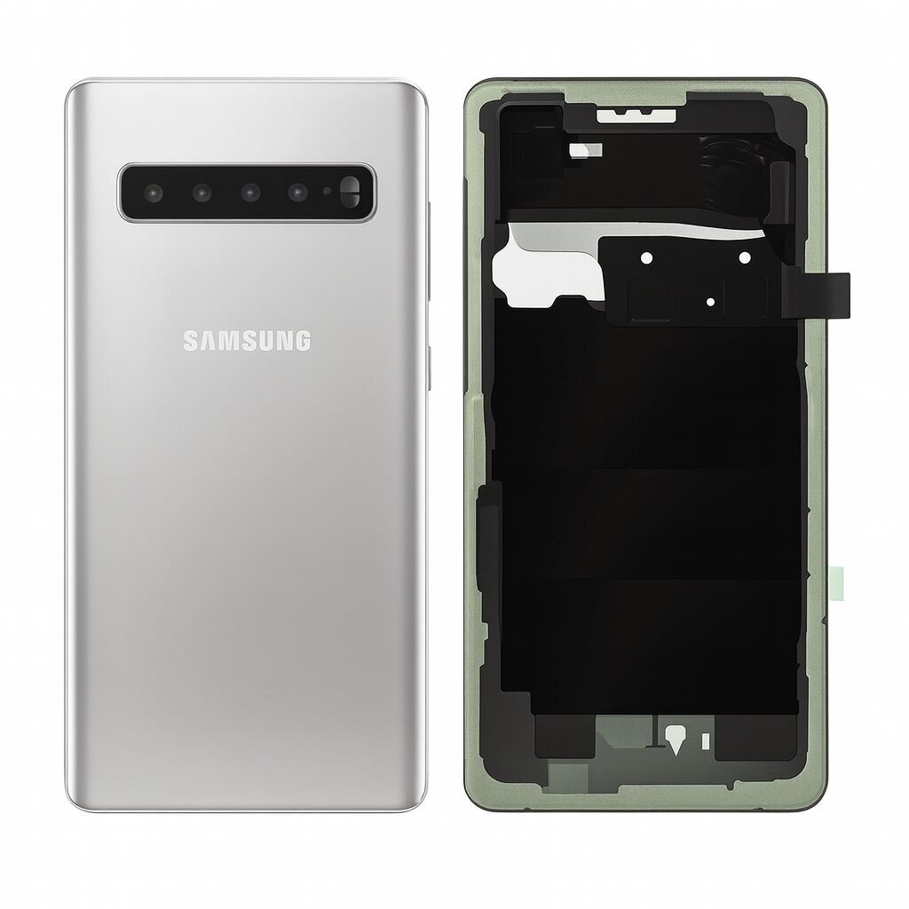 Samsung Galaxy S10 (G973) back cover with camera lens (Prism Silver) (Pulled / Grade B)