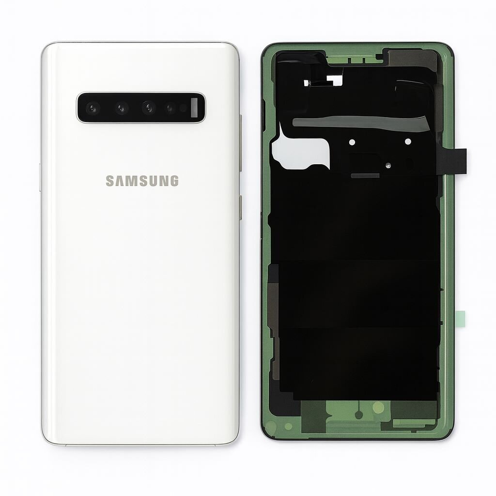 Samsung Galaxy S10 (G973) back cover with camera lens (Prism White) (Pulled / Grade C)