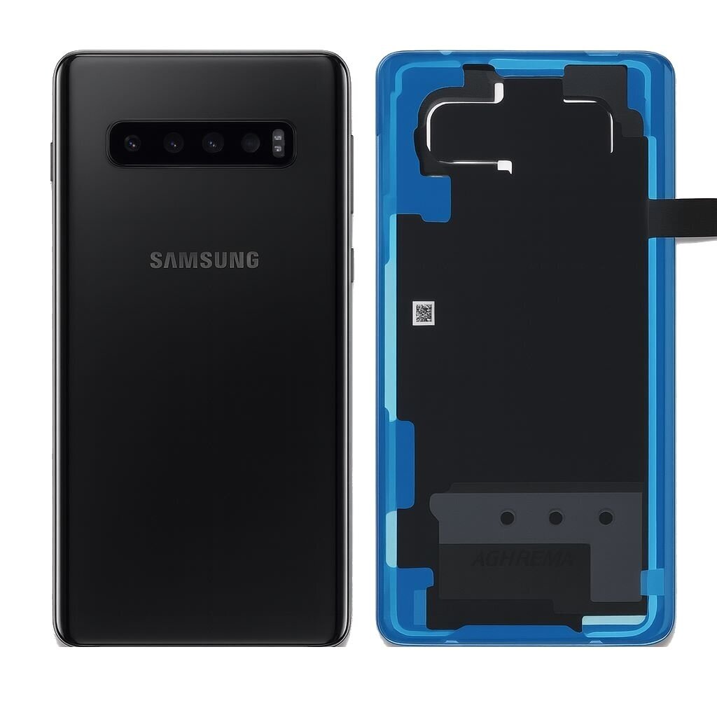 Samsung Galaxy S10+ (G975) back cover (Ceramic Black) (Pulled / Grade B)