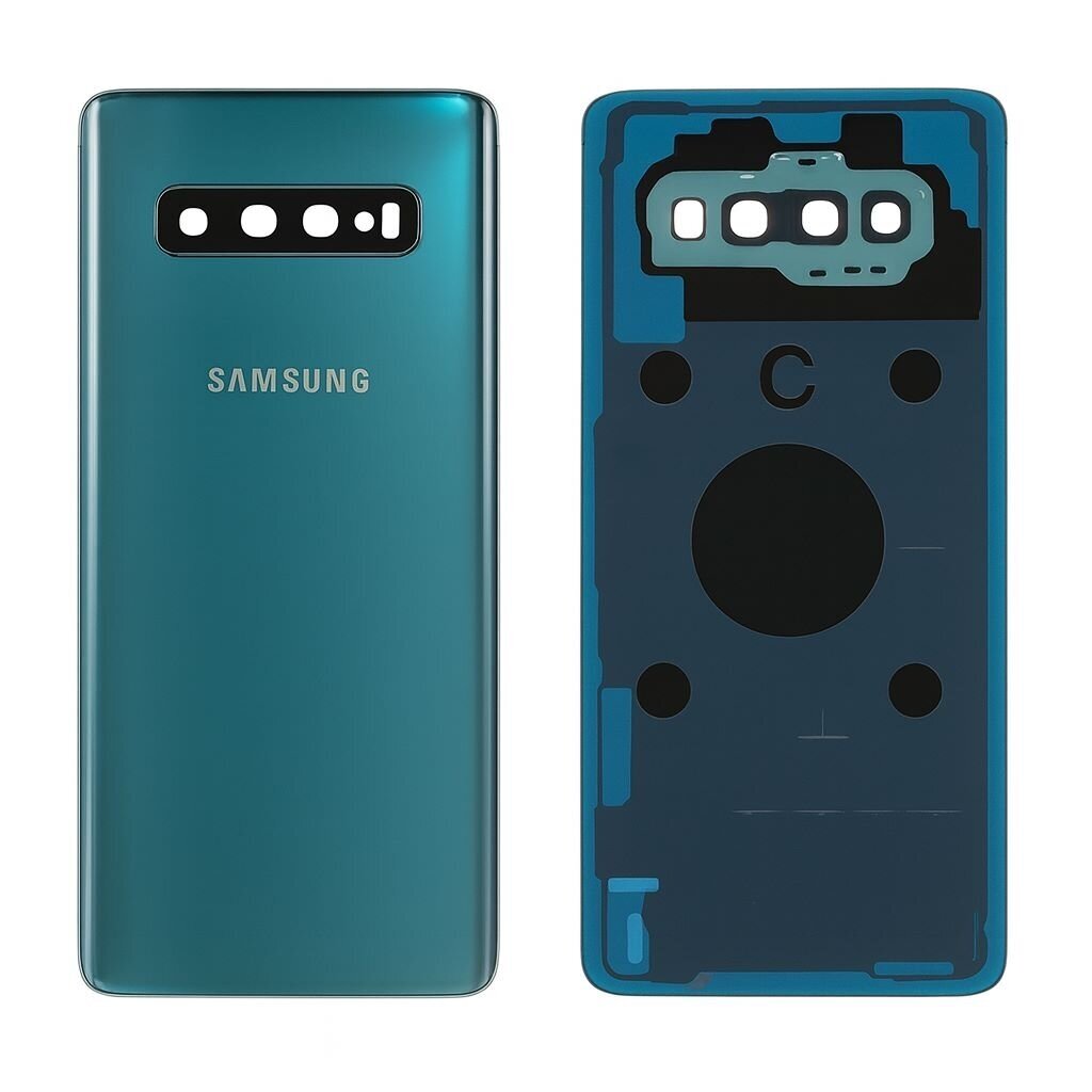Samsung Galaxy S10+ (G975) back cover with camera lens (Prism Green) (Pulled / Grade C)