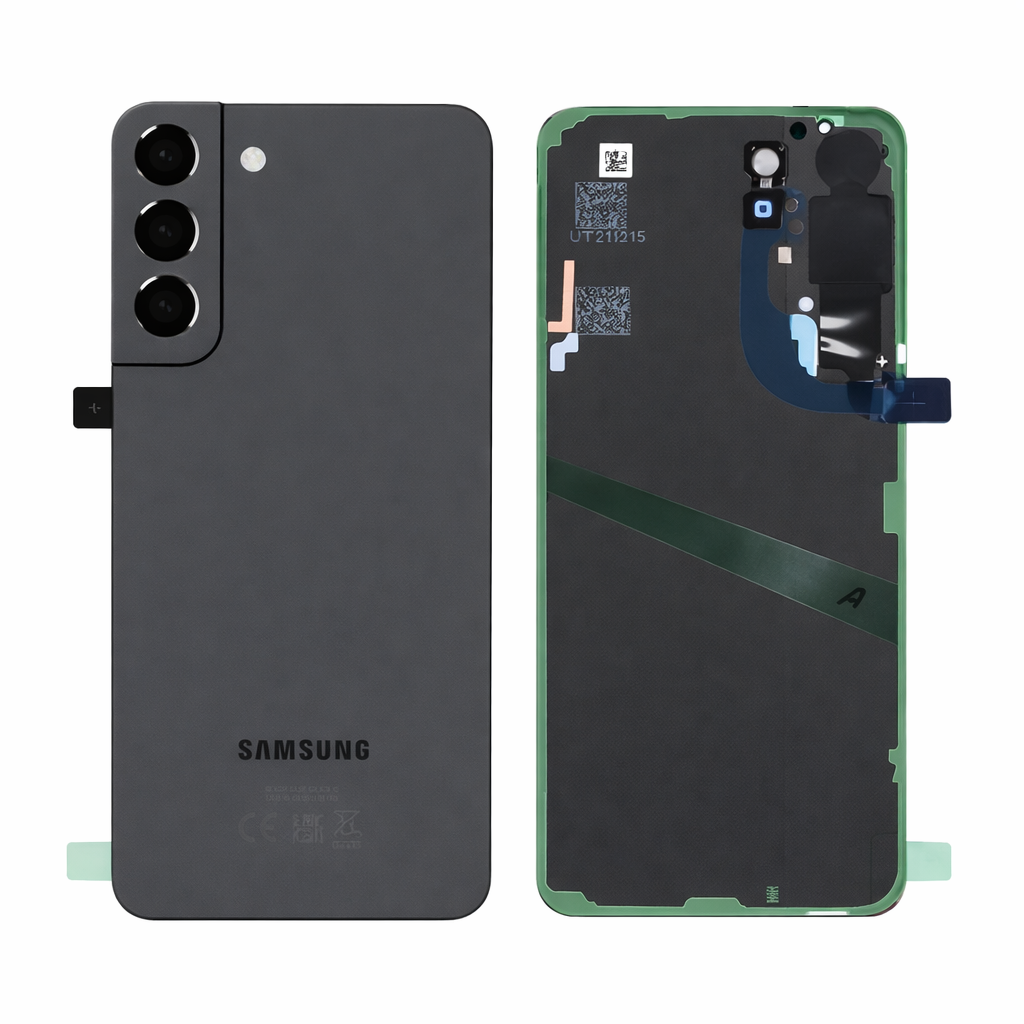 Samsung Galaxy S22 (S901) back cover with camera lens (Phantom Black) (Pulled / Grade B)