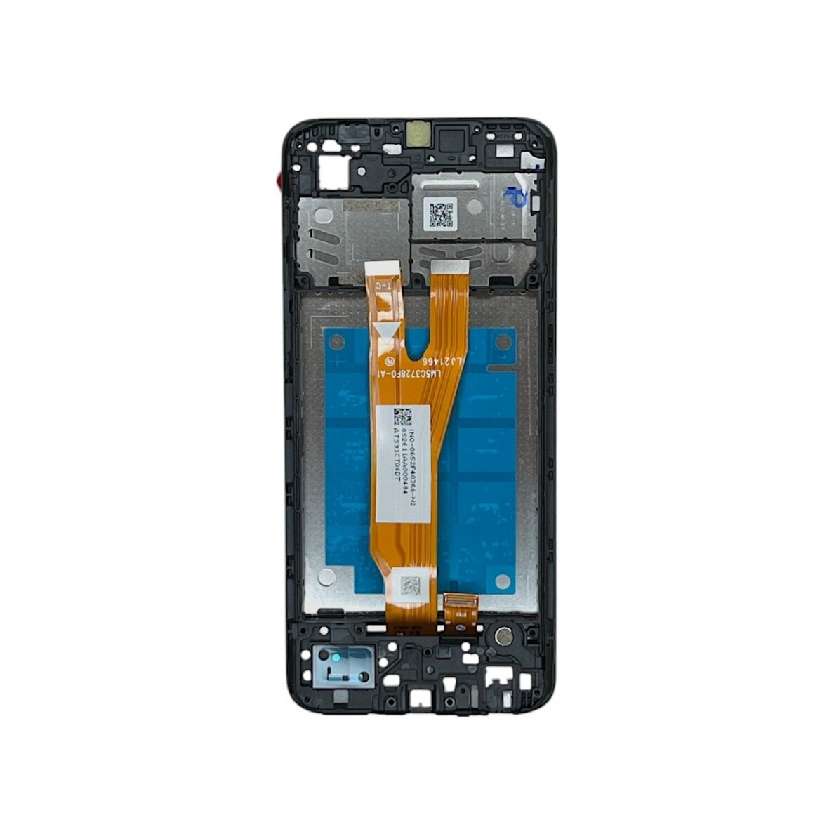 Samsung Galaxy A03 (A032) ekranas su rėmeliu (Black) (Service Pack) 1 Samsung Galaxy A03 (A032) ekranas su rėmeliu (Black) (Service Pack) 1