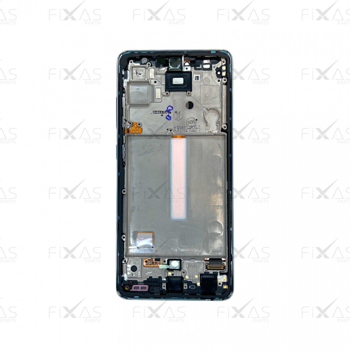 Samsung Galaxy A52 (A525 / A526 A52 4G / 5G) ekranas su rėmeliu (Awesome Blue) (Service Pack) 1