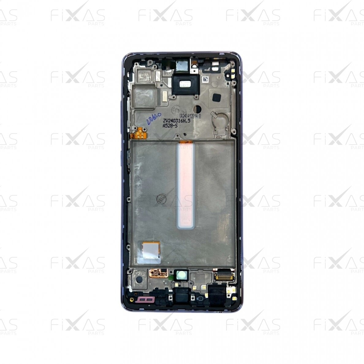 Samsung Galaxy A52s (A528) ekranas su rėmeliu (Violet) (Service Pack) 1