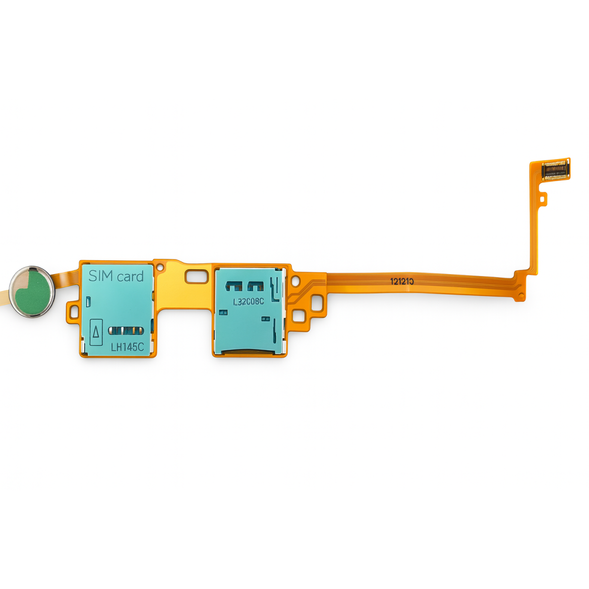 Samsung Galaxy Note 10.1 (2014) (P605) SIM card slot + SD card slot + vibrator motor flex cable (Service Pack) Samsung Galaxy Note 10.1 (2014) (P605) SIM card slot + SD card slot + vibrator motor flex cable (Service Pack)