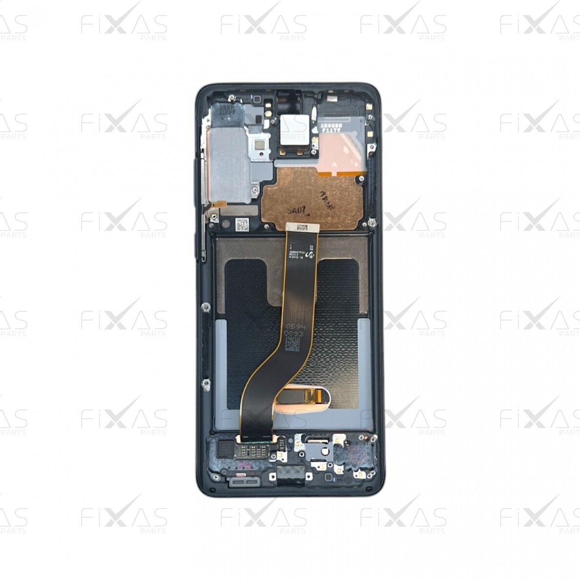 Samsung Galaxy S20+ (G985 / G986) ekranas su rėmeliu (Cosmic Black) (Service Pack) 1
