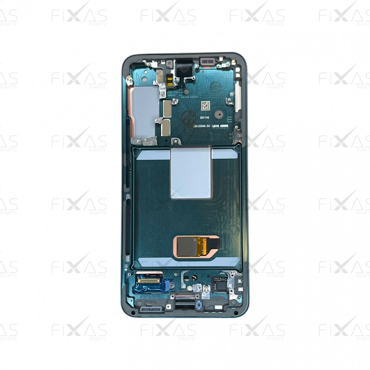 Samsung Galaxy S22 (S901) ekranas su rėmeliu (Green) (Service Pack) 1