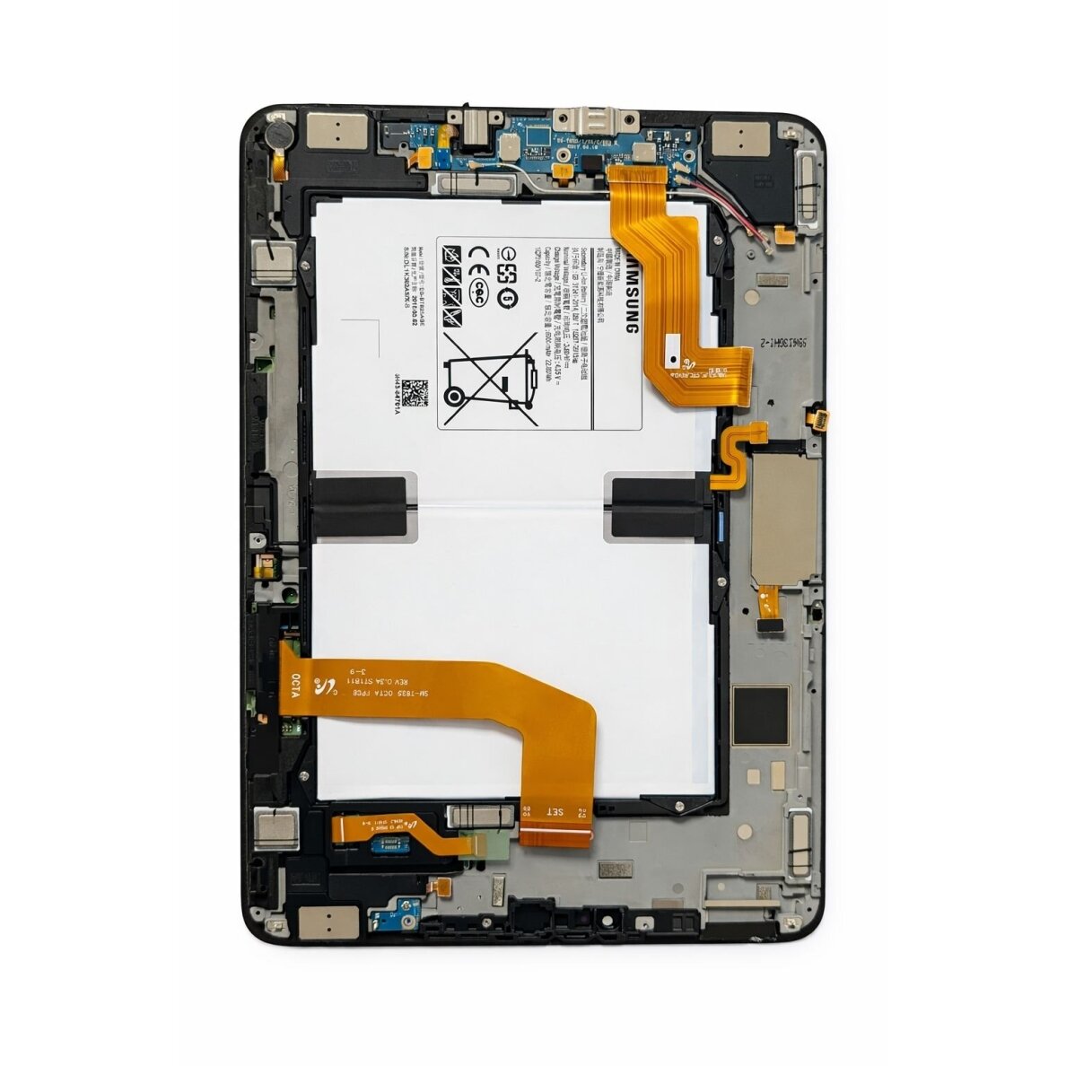 Samsung Galaxy Tab S3 (T825) display module with battery and small parts (Pulled / Grade C) 1 Samsung Galaxy Tab S3 (T825) display module with battery and small parts (Pulled / Grade C) 1