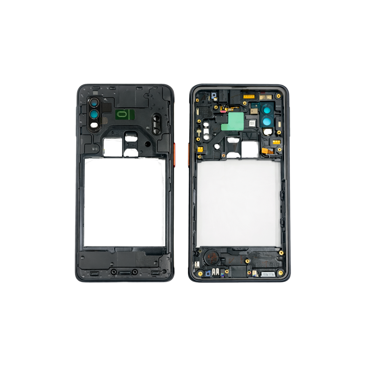Samsung Galaxy Xcover Pro (G715FN) middle frame (Black) (Pulled / Grade A) Samsung Galaxy Xcover Pro (G715FN) middle frame (Black) (Pulled / Grade A)