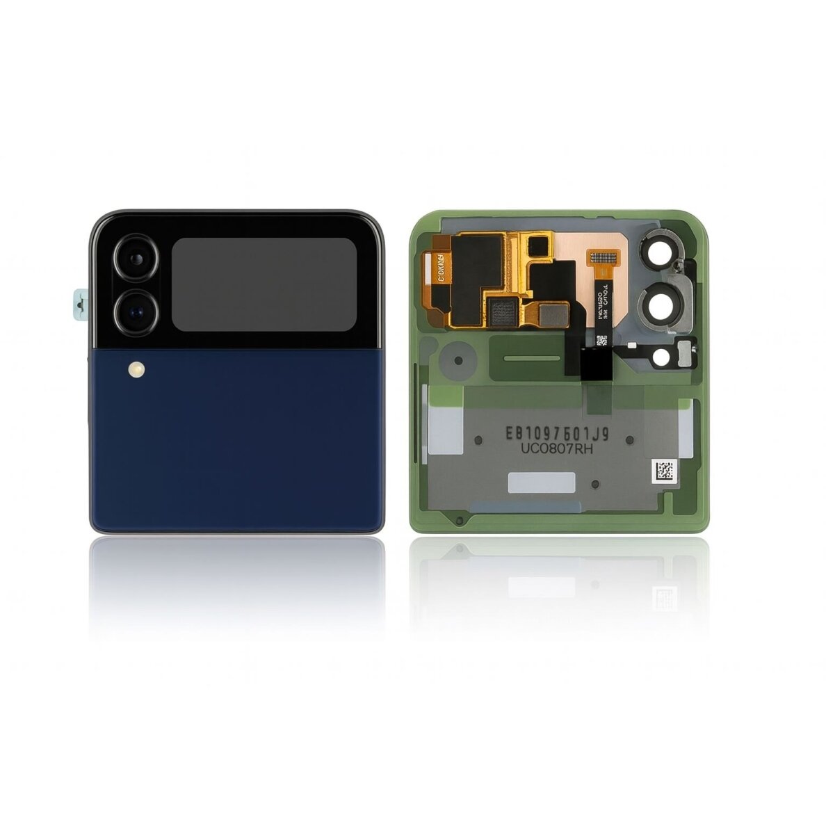 Samsung Galaxy Z Flip 4 (F721) back cover with LCD (Blue) (Pulled / Grade B)