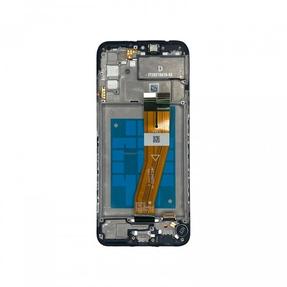 Samsung Galaxy A02S (A025F) ekranas su rėmeliu (NON EU VERSION) (Black) (Service Pack) 1