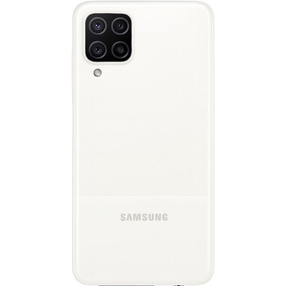 Samsung Galaxy A12 (A125) back cover with camera lens (White) (Pulled / Grade A) Samsung Galaxy A12 (A125) back cover with camera lens (White) (Pulled / Grade A)