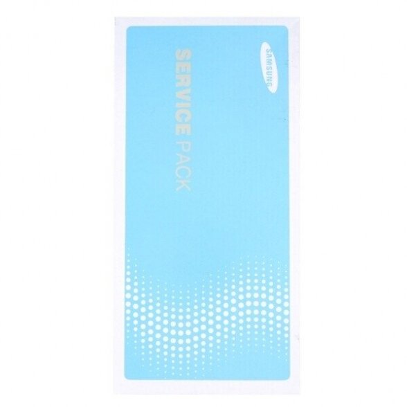 Samsung Galaxy A12 (A125) ekranas su rėmeliu (Black) (Service Pack)